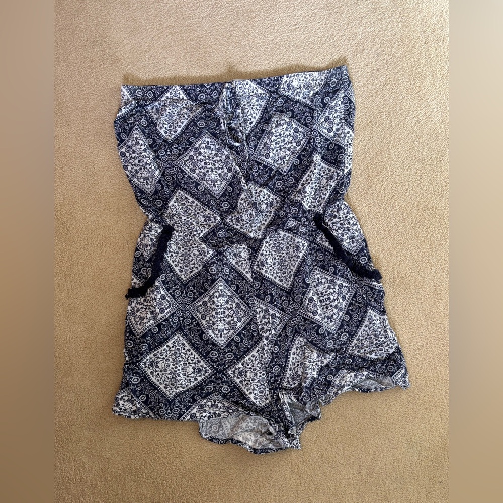 Three Pink Hearts Romper size small